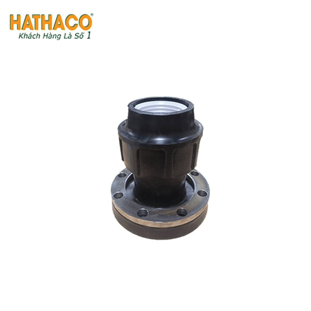 Măng sông mặt bích HDPE HATHACO nền trắng ảnh sản phẩm