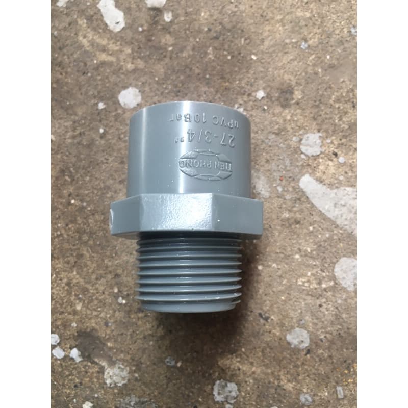 Ống nước ren trong/ren ngoài PVC Tiền Phong nhiều kích cỡ 27-27-5 cho hệ thống ống nước